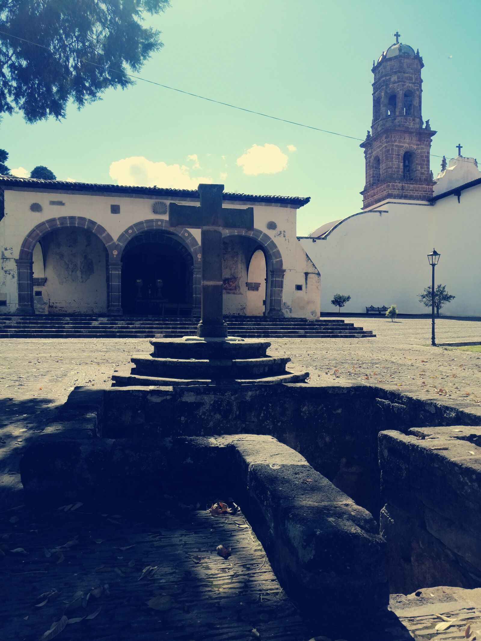 HUAWEI SNE-LX3 sample photo. Church, cruz, bell tower photography