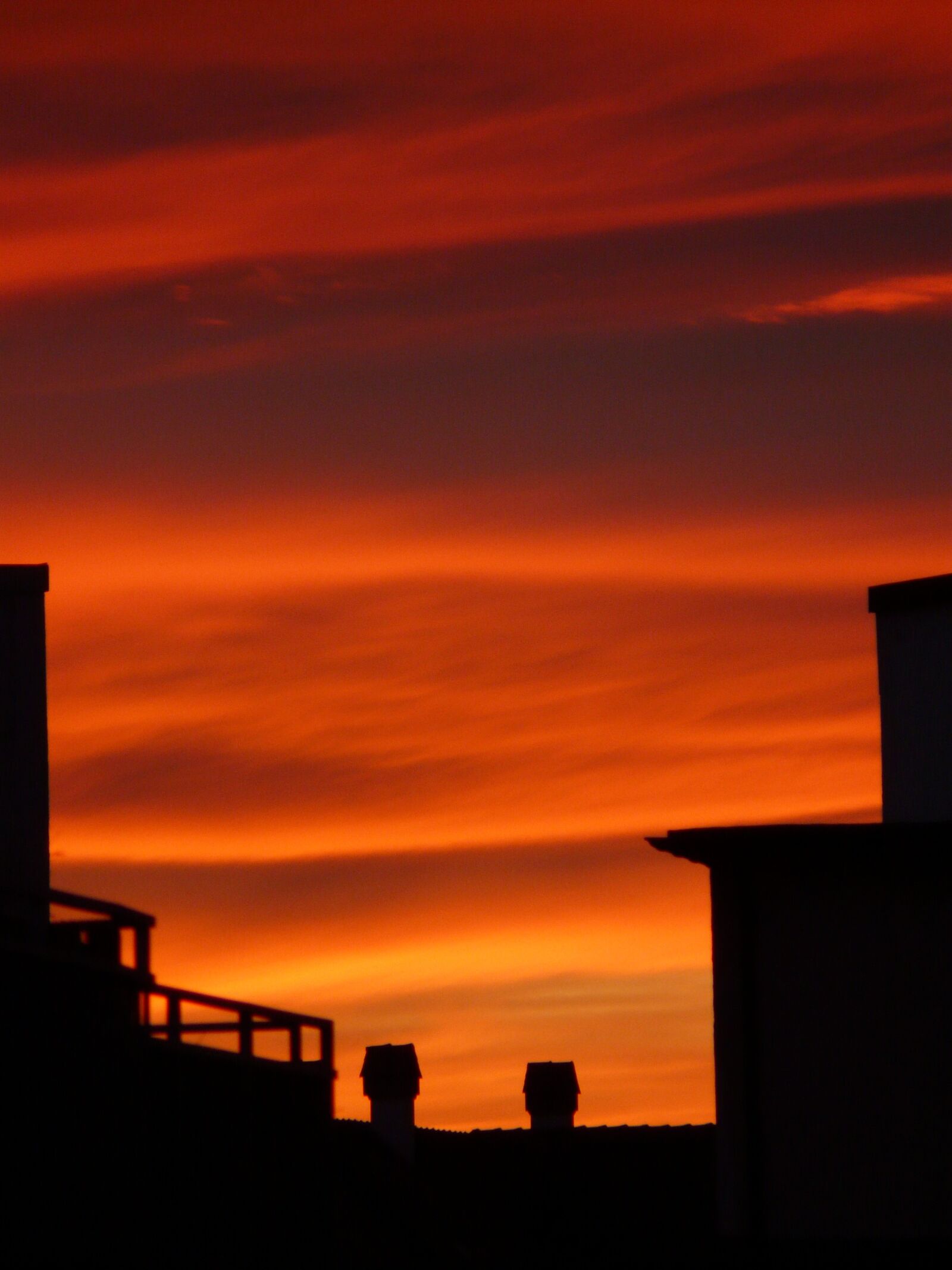 Panasonic DMC-FZ18 sample photo. Afterglow, sunset, sky photography