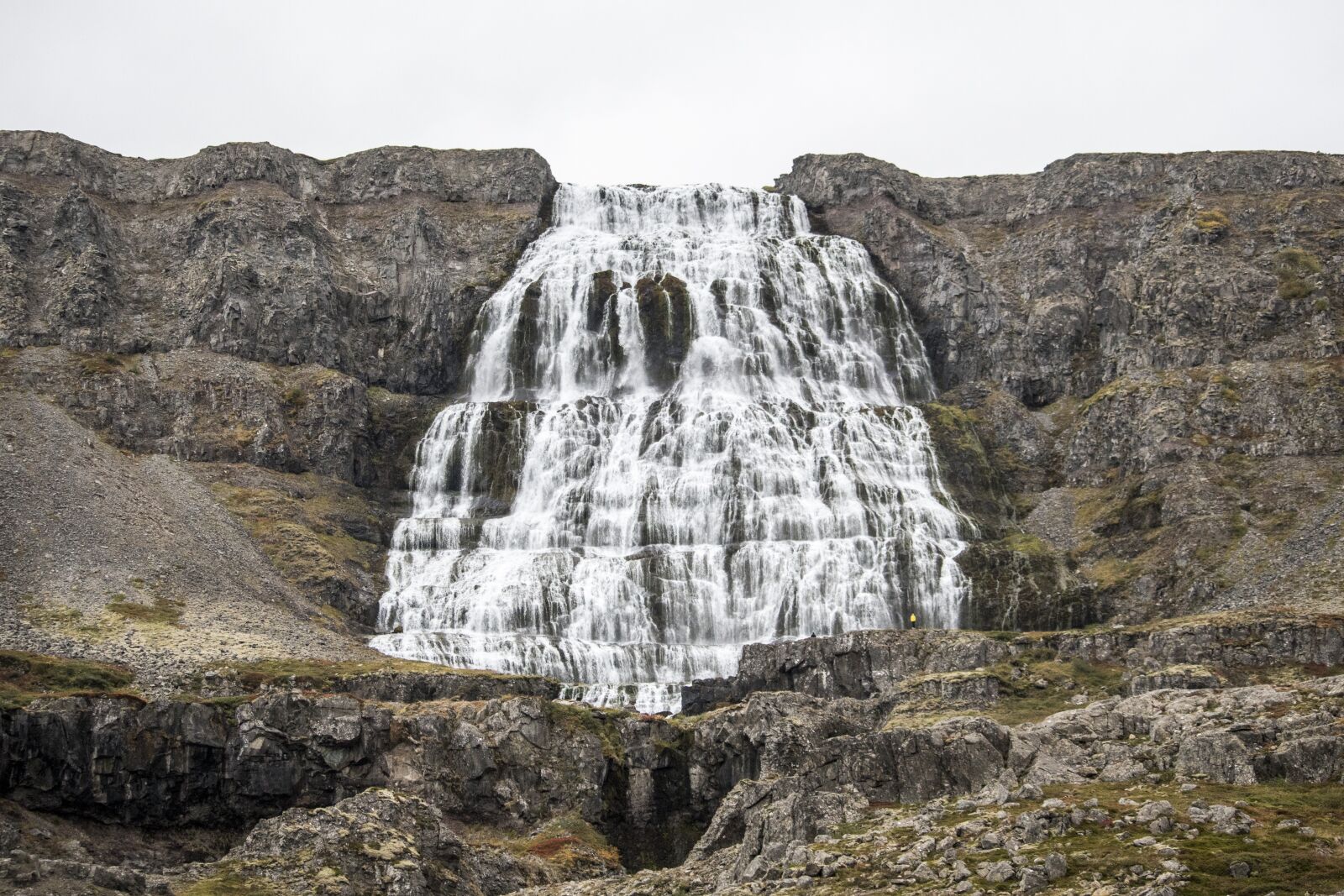 Sony a6300 sample photo. Iceland, waterfall, hill and photography