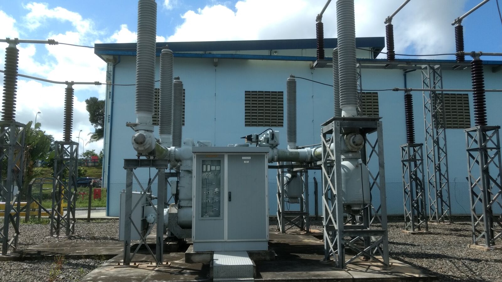 Motorola Moto G (4) sample photo. The circuit breaker, substation photography