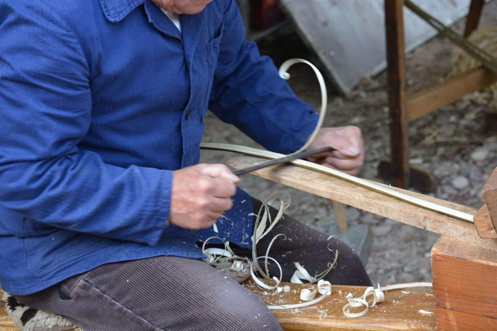 Nikon D7100 sample photo. Craft, ribbon reisser, man photography