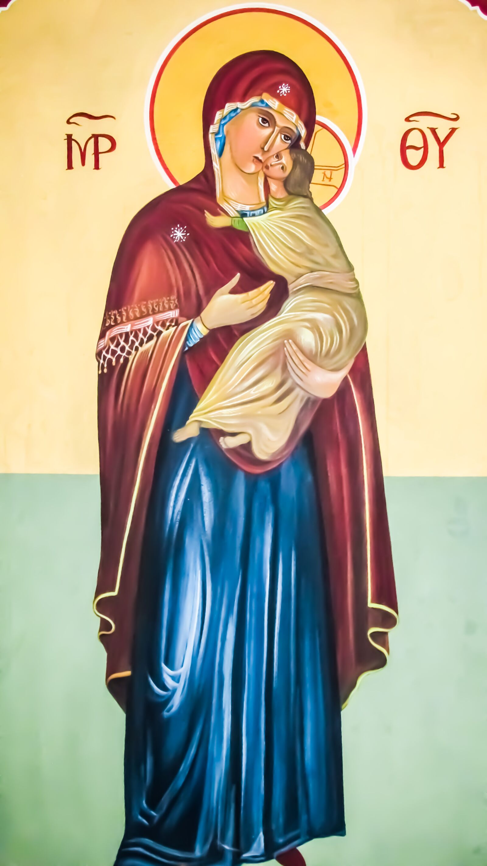 Canon PowerShot SX400 IS sample photo. Panagia, virgin mary, iconography photography