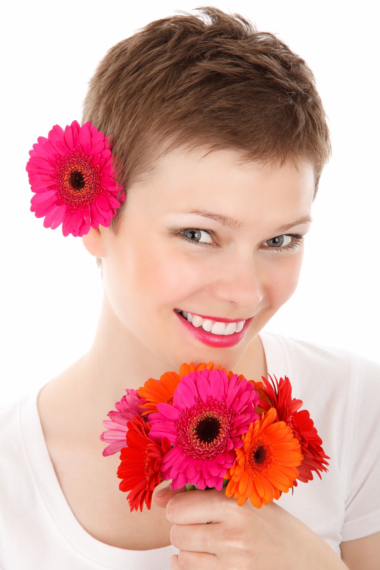 Canon EOS 5D Mark II sample photo. Beautiful, female, flowers, girl photography