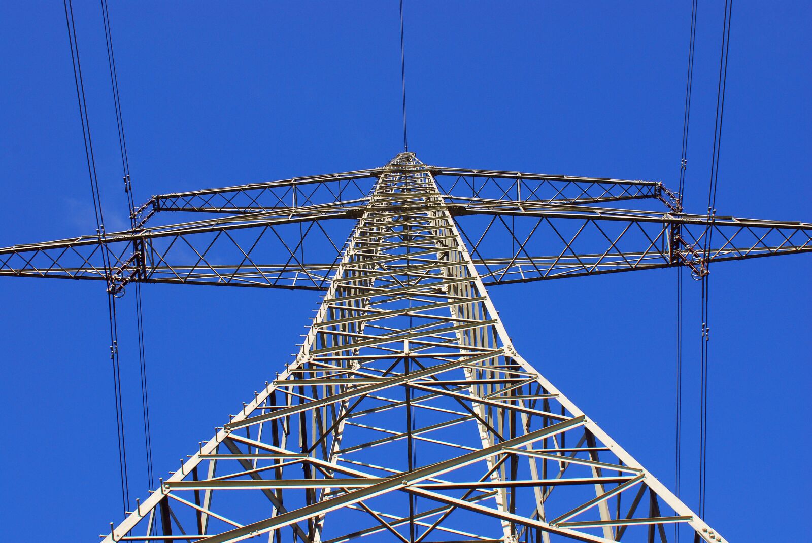 Nikon D80 sample photo. Strommast, current, line photography