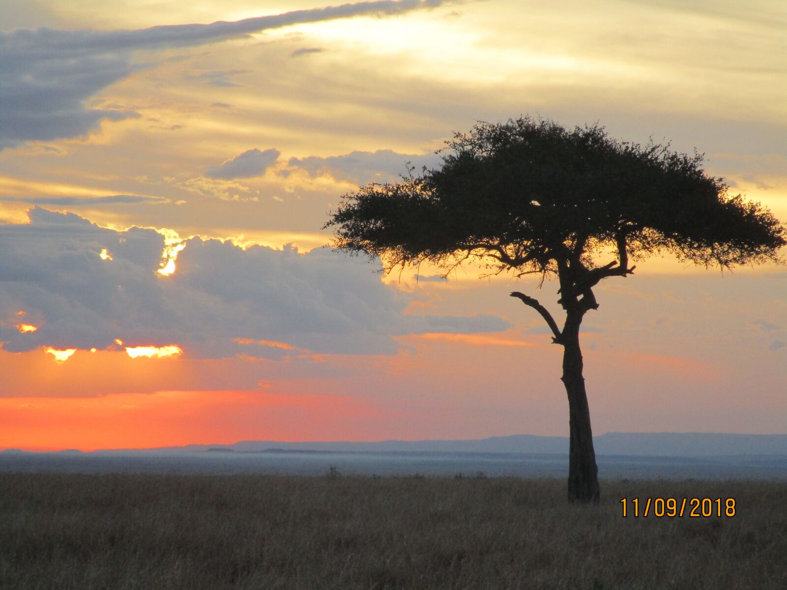 Canon IXUS 190 sample photo. Masai mara, sunset, africa photography