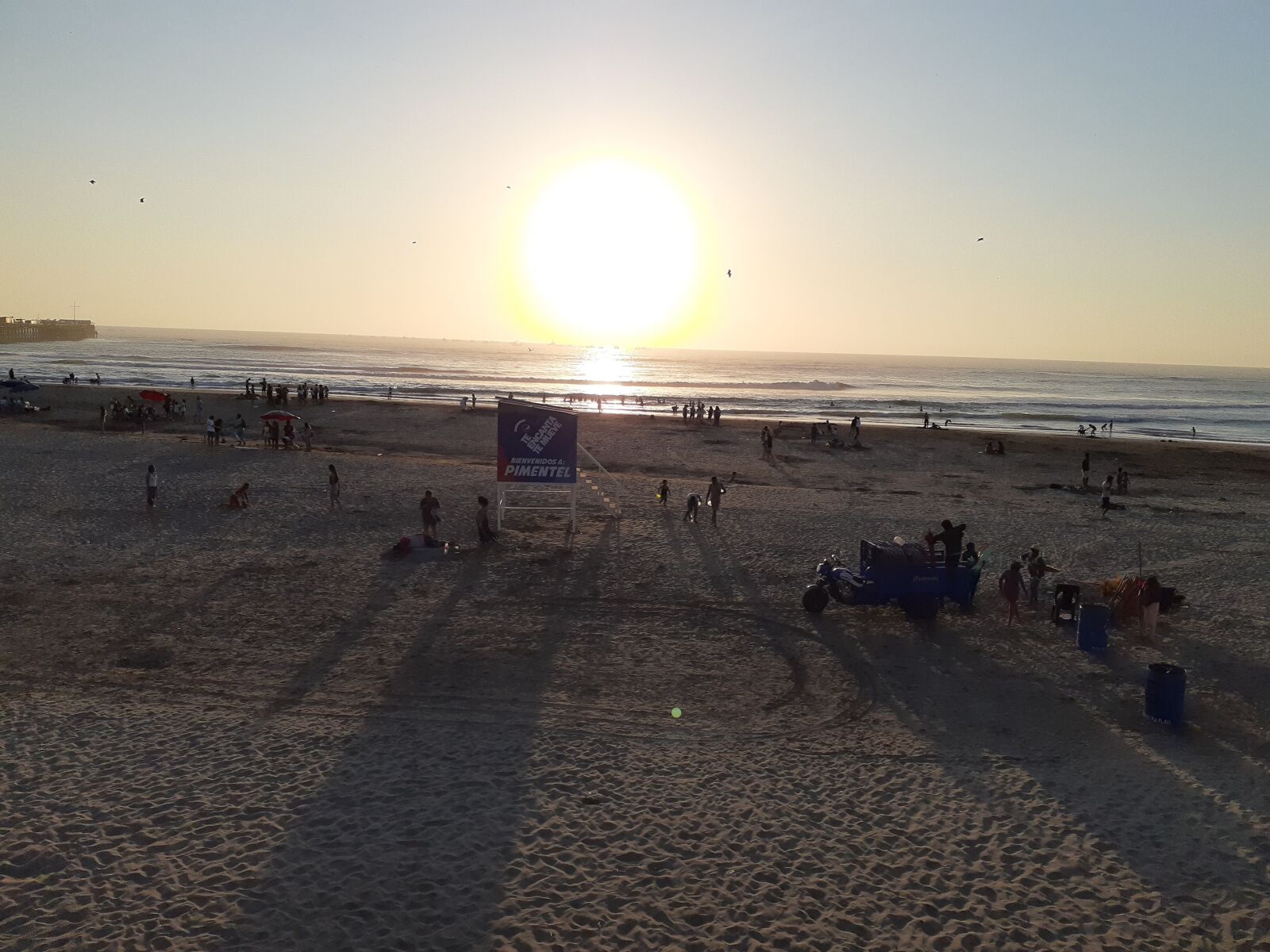 Samsung Galaxy A20 sample photo. Sunset, pimentel, peru photography