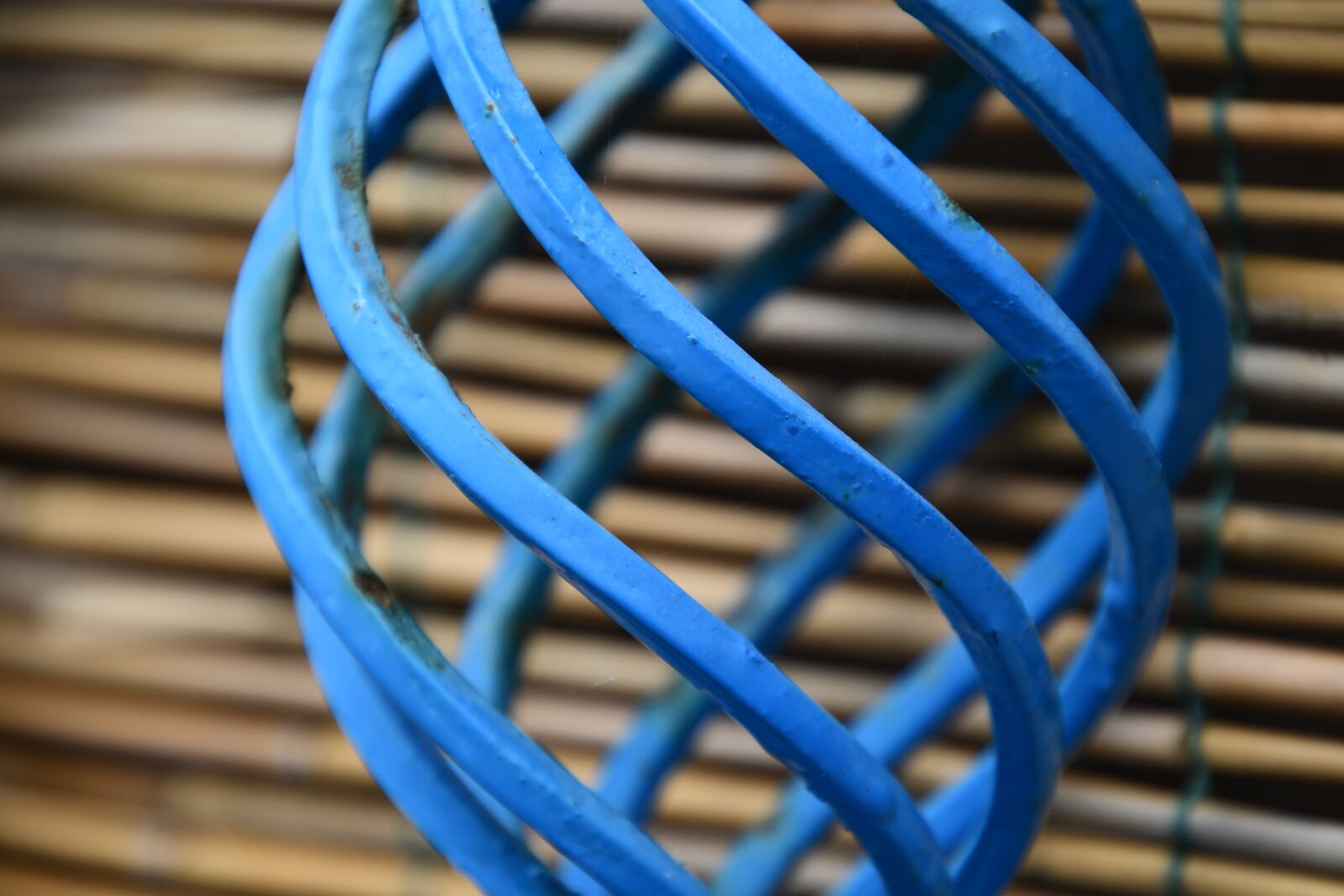 Nikon D7500 sample photo. Spiral, blue, abstract photography