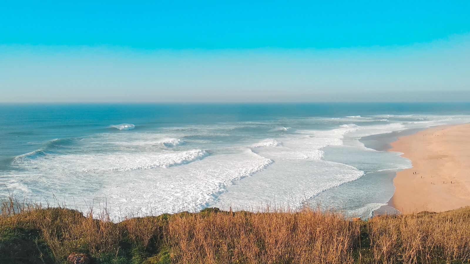 Xiaomi Mi A1 sample photo. Nazare, portugal, waves photography