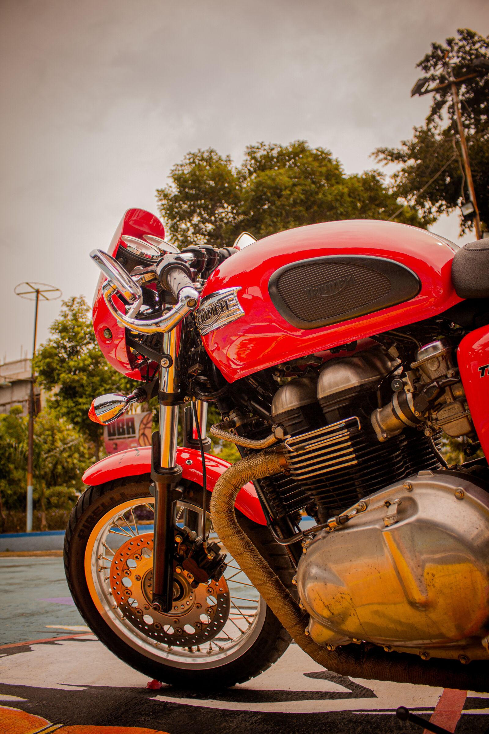 Canon EOS 60D sample photo. Triumph, motor, motorcycle photography