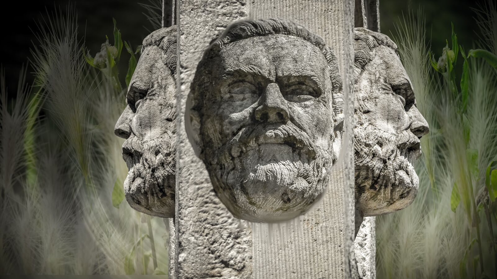 Sony a7 II + Sony FE 28-70mm F3.5-5.6 OSS sample photo. Stone, face, sculpture photography