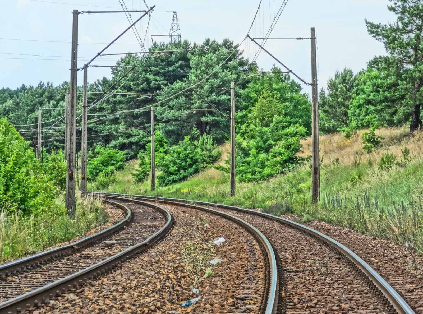 Sony Cyber-shot DSC-HX20V sample photo. Railway, tracks, line photography