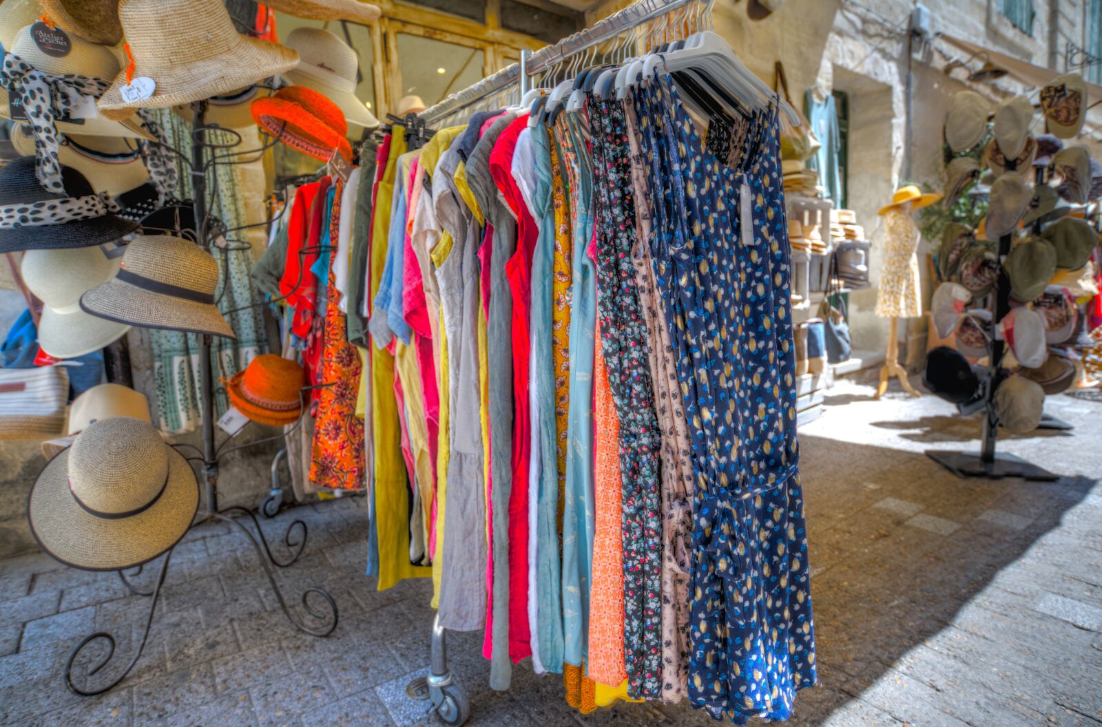 Nikon D610 sample photo. Dresses, shop, fashion photography