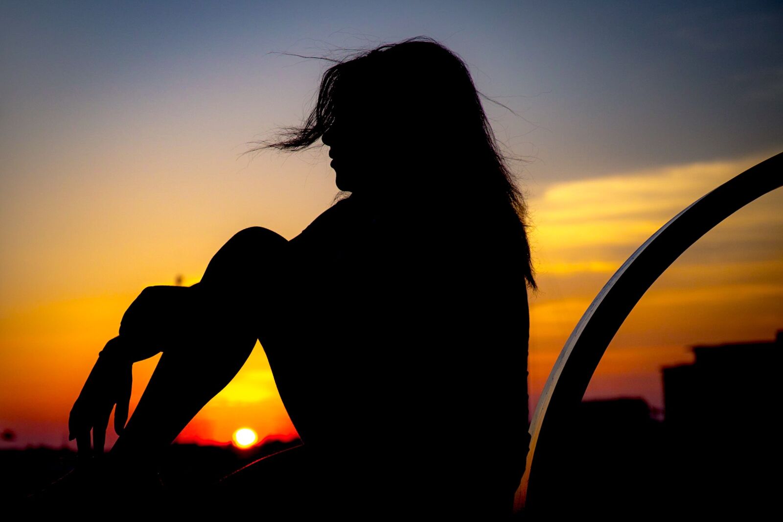 Canon EOS 6D sample photo. Sunset, silhouette, dusk photography