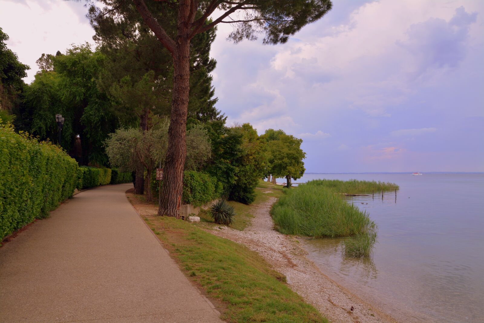 Nikon D7100 sample photo. Track, cycle, lake photography
