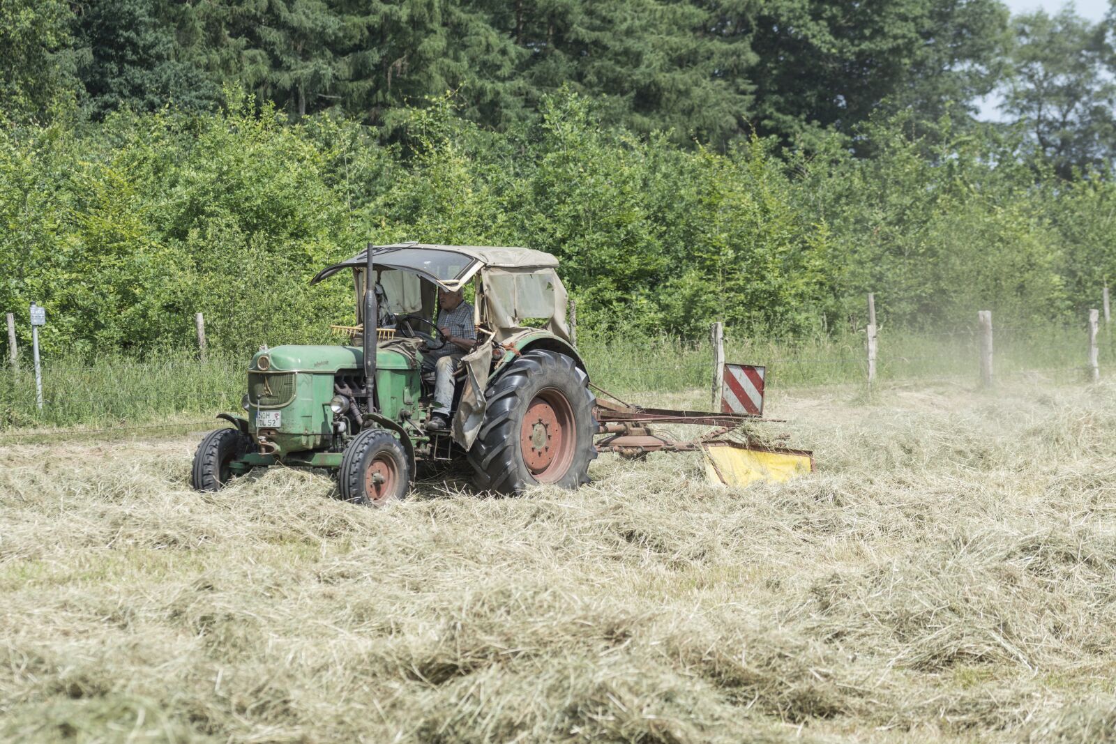 Nikon D5200 sample photo. Haymaking, agriculture, hay photography