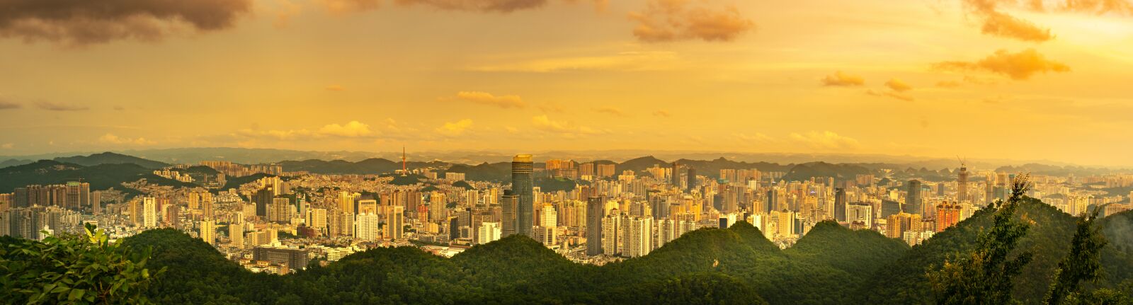 Nikon D3400 sample photo. City, cityscape, at dusk photography