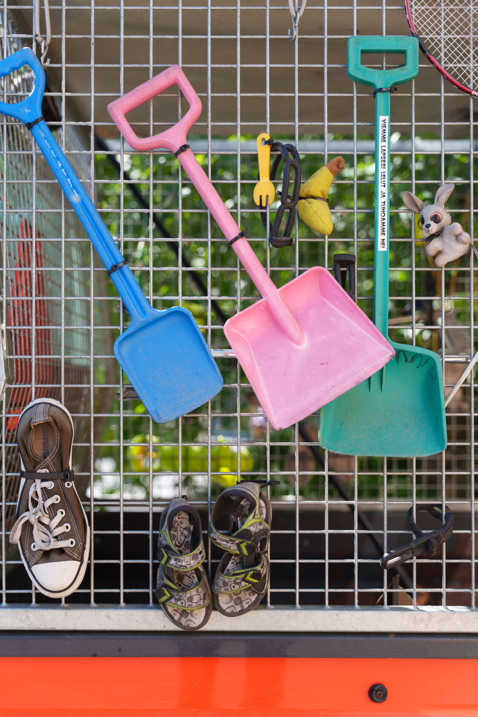 Sony a7R V sample photo. Shovels and shoes photography