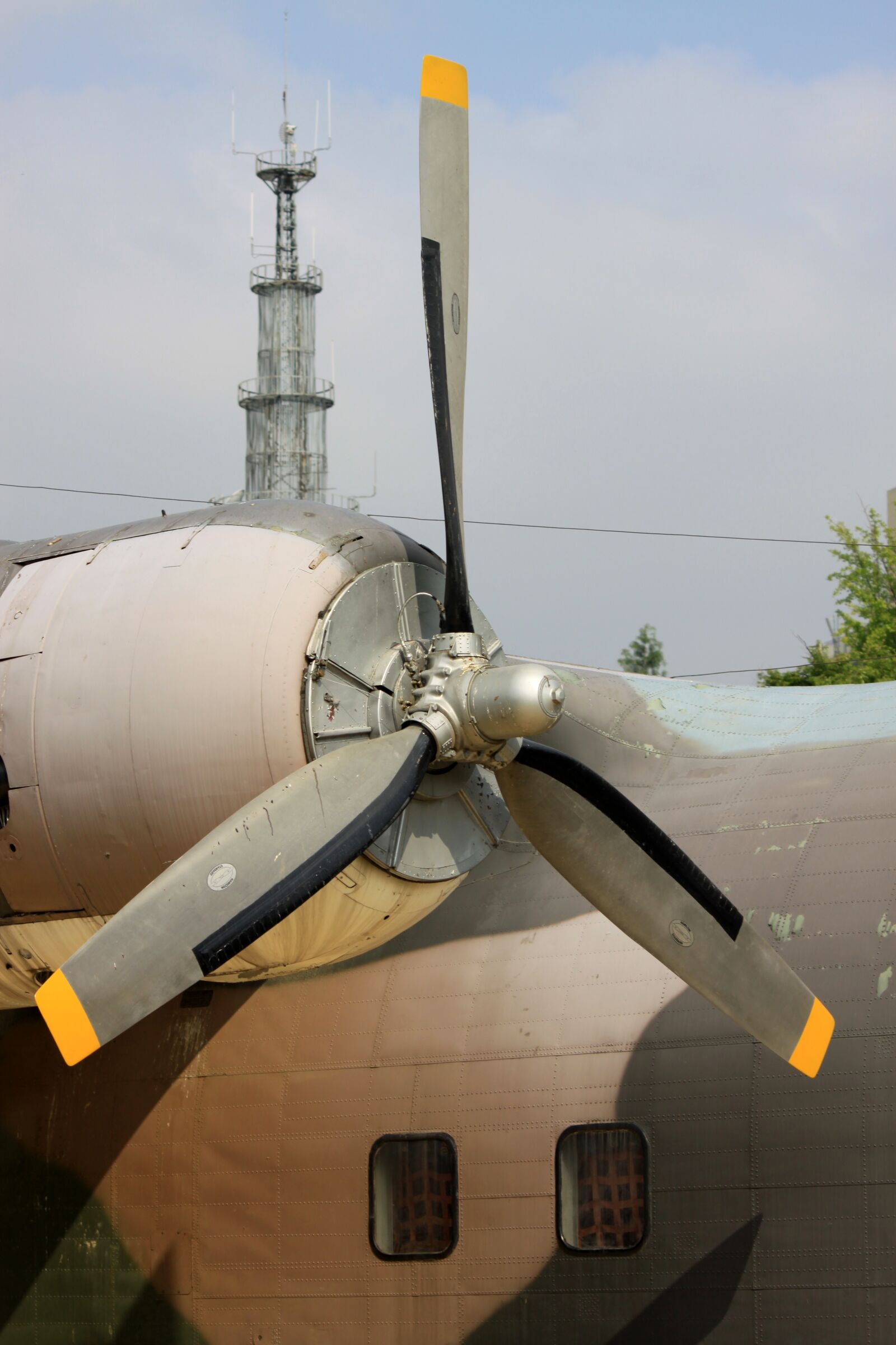 Canon EOS 50D sample photo. Propeller, plane, sky photography