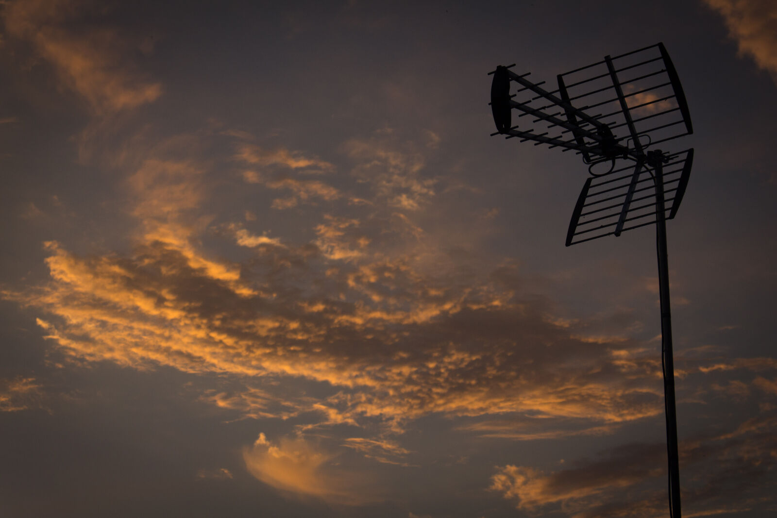 Canon EOS 700D (EOS Rebel T5i / EOS Kiss X7i) sample photo. Antenna, cloud, dusk, night photography