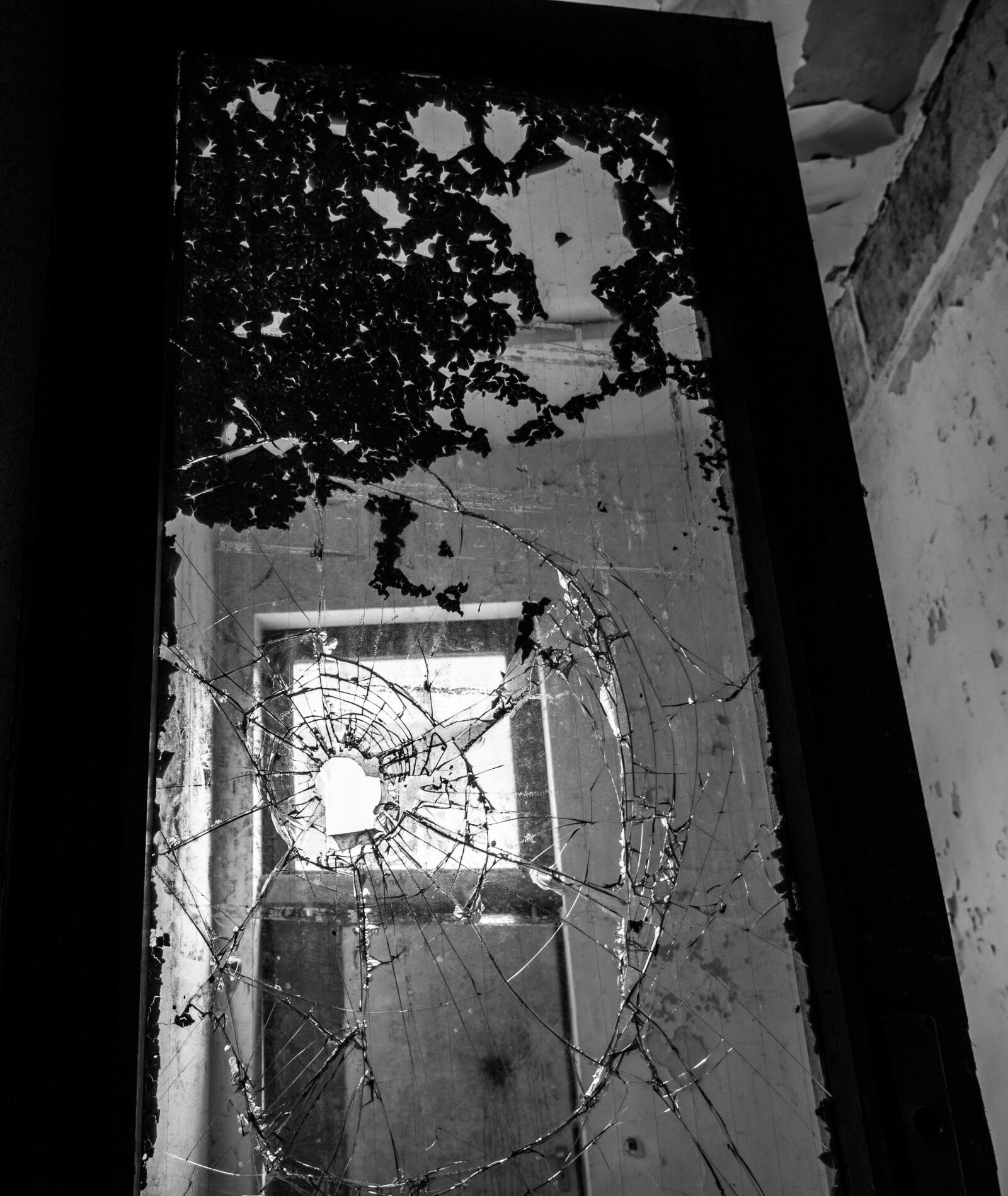 Canon EOS 70D sample photo. Window, broken glass, space photography