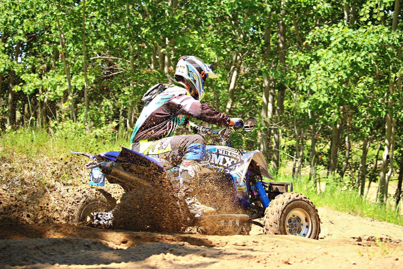 Canon EOS 100D (EOS Rebel SL1 / EOS Kiss X7) sample photo. Motocross, quad, atv photography