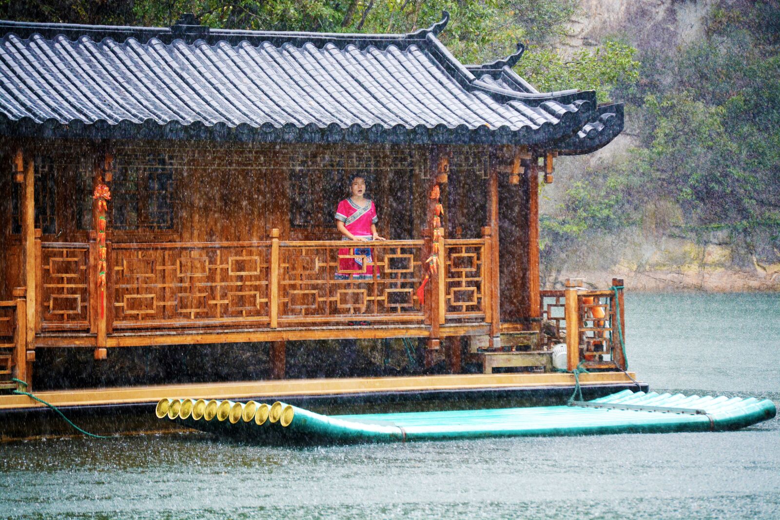 Nikon D5200 sample photo. Lake, baofeng, zhangjiajie photography