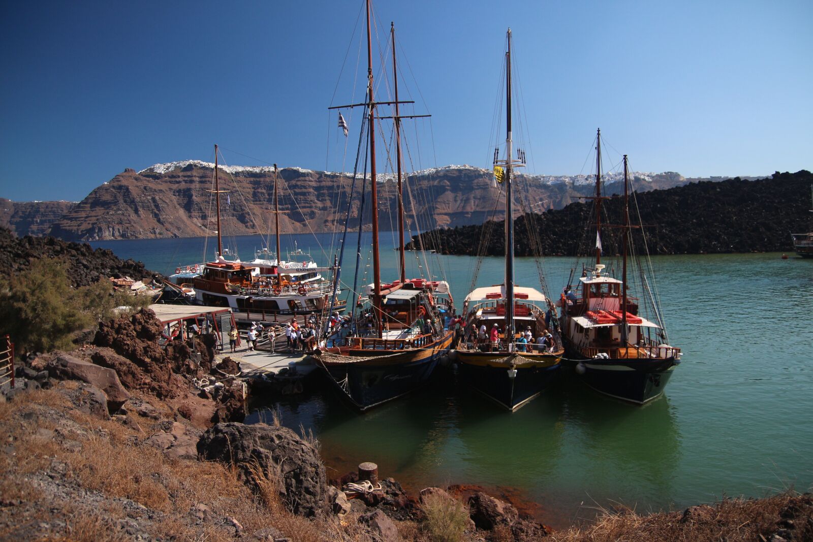 Canon EOS 650D (EOS Rebel T4i / EOS Kiss X6i) sample photo. Santorini, greece, nea kameni photography