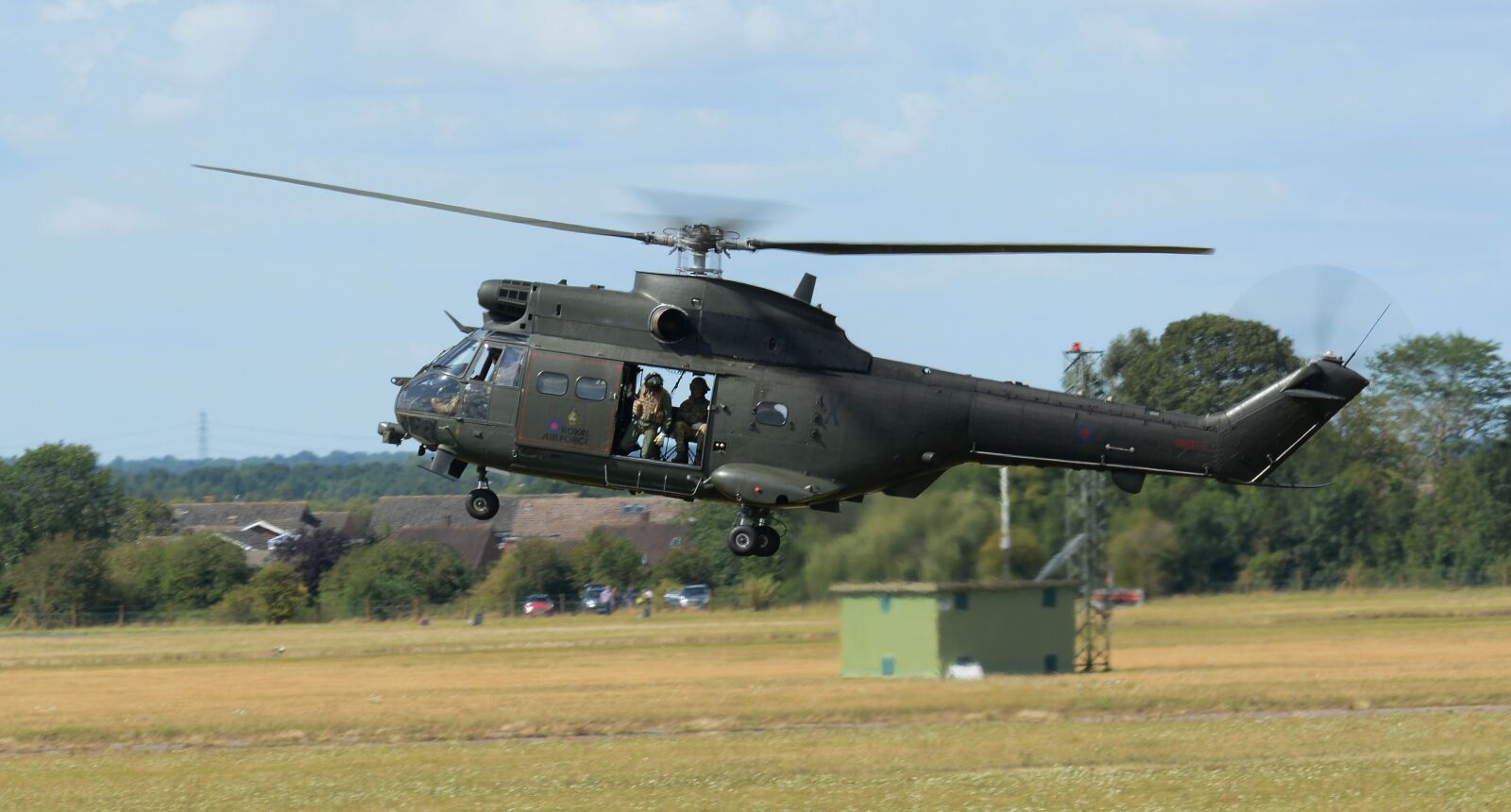 Nikon D7100 sample photo. Helicopter, puma, raf photography