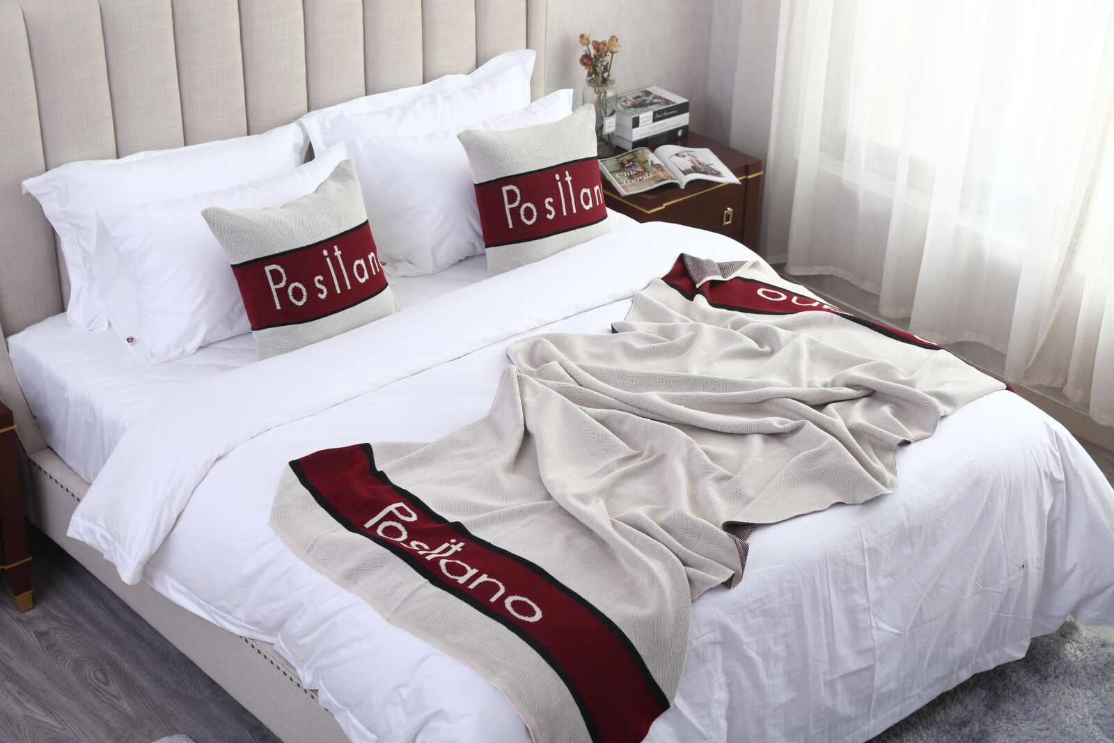 Canon EF 24-70mm F2.8L II USM sample photo. Bedding, pillowcases, bed tail photography