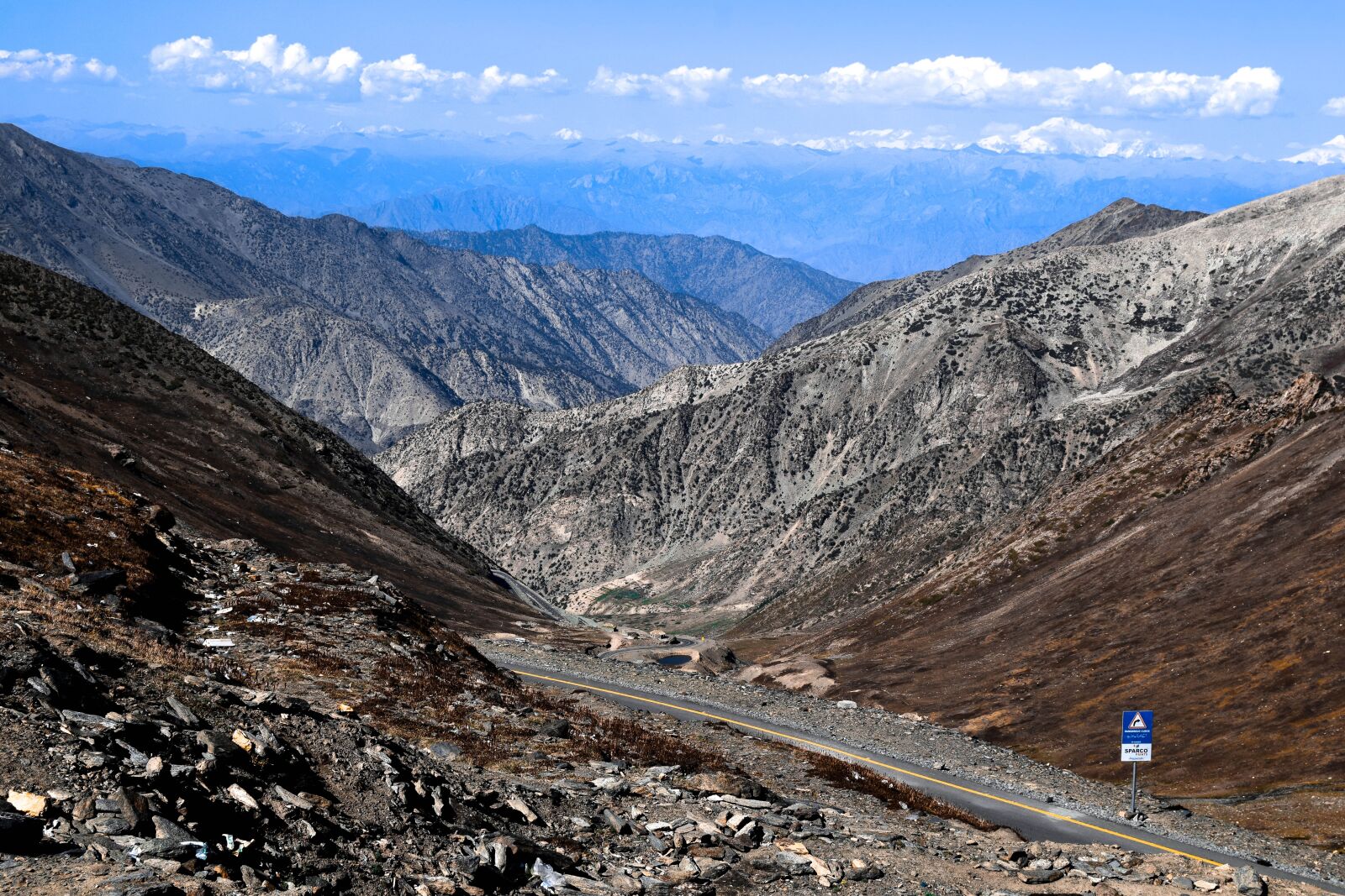 Nikon D5300 sample photo. Road, sky, mountains photography