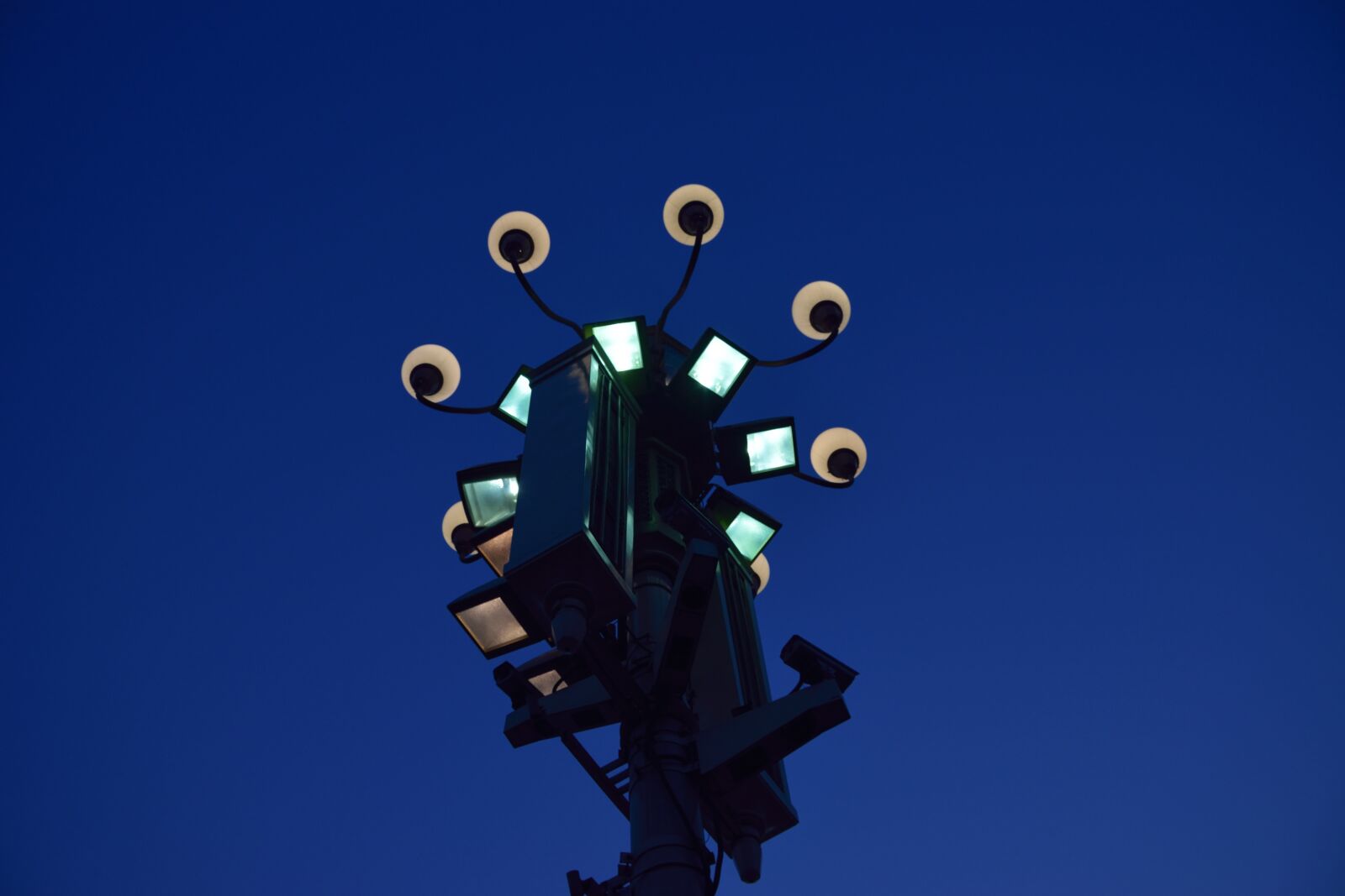 Nikon D5300 sample photo. Street lamp, the night photography