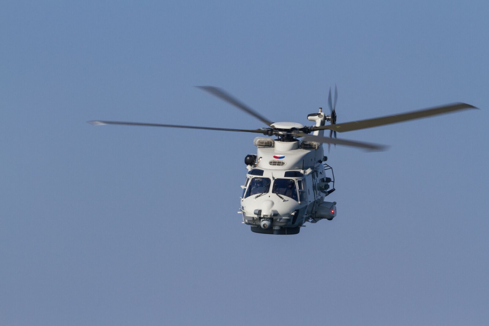 Canon EOS 7D + Canon EF 70-200mm F4L IS USM sample photo. Nh-90, marine, helicopter photography