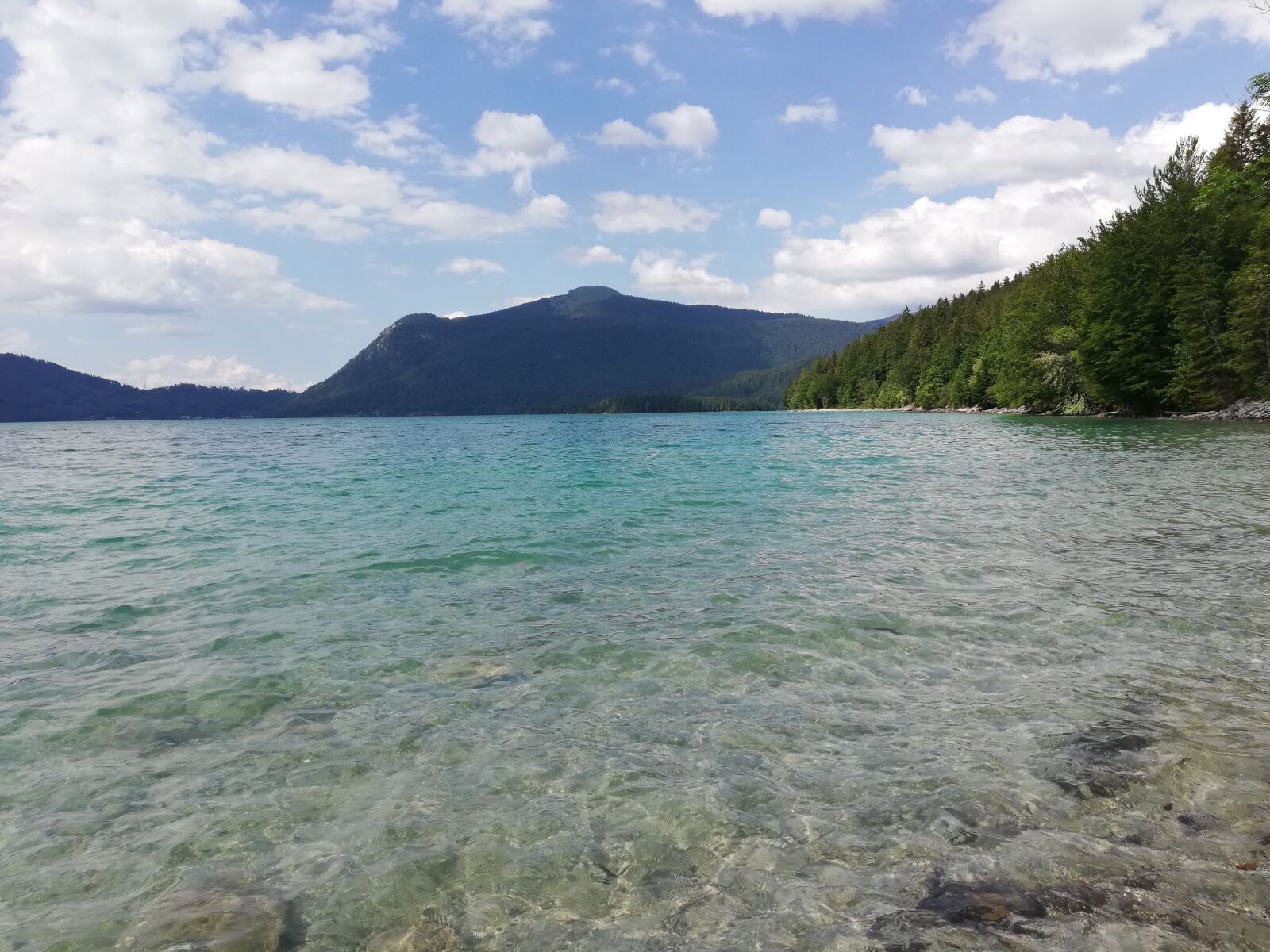 HUAWEI P20 lite sample photo. Bavaria, walchensee, summer photography