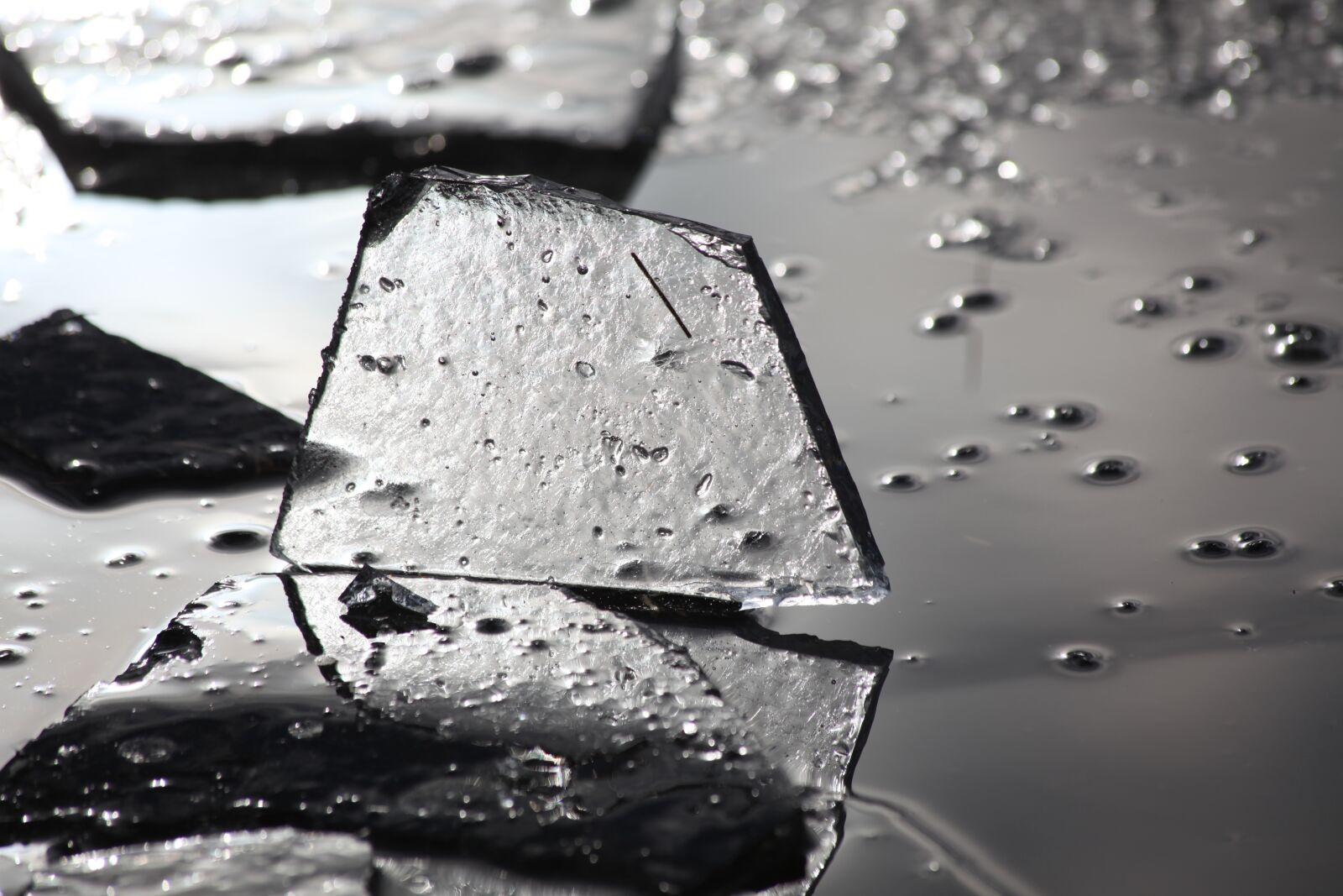 Canon EOS 5D Mark II sample photo. Ice floe, backlighting, evening photography