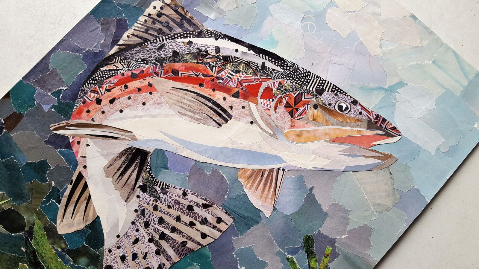 Samsung Galaxy S6 sample photo. Art, collage, fish photography