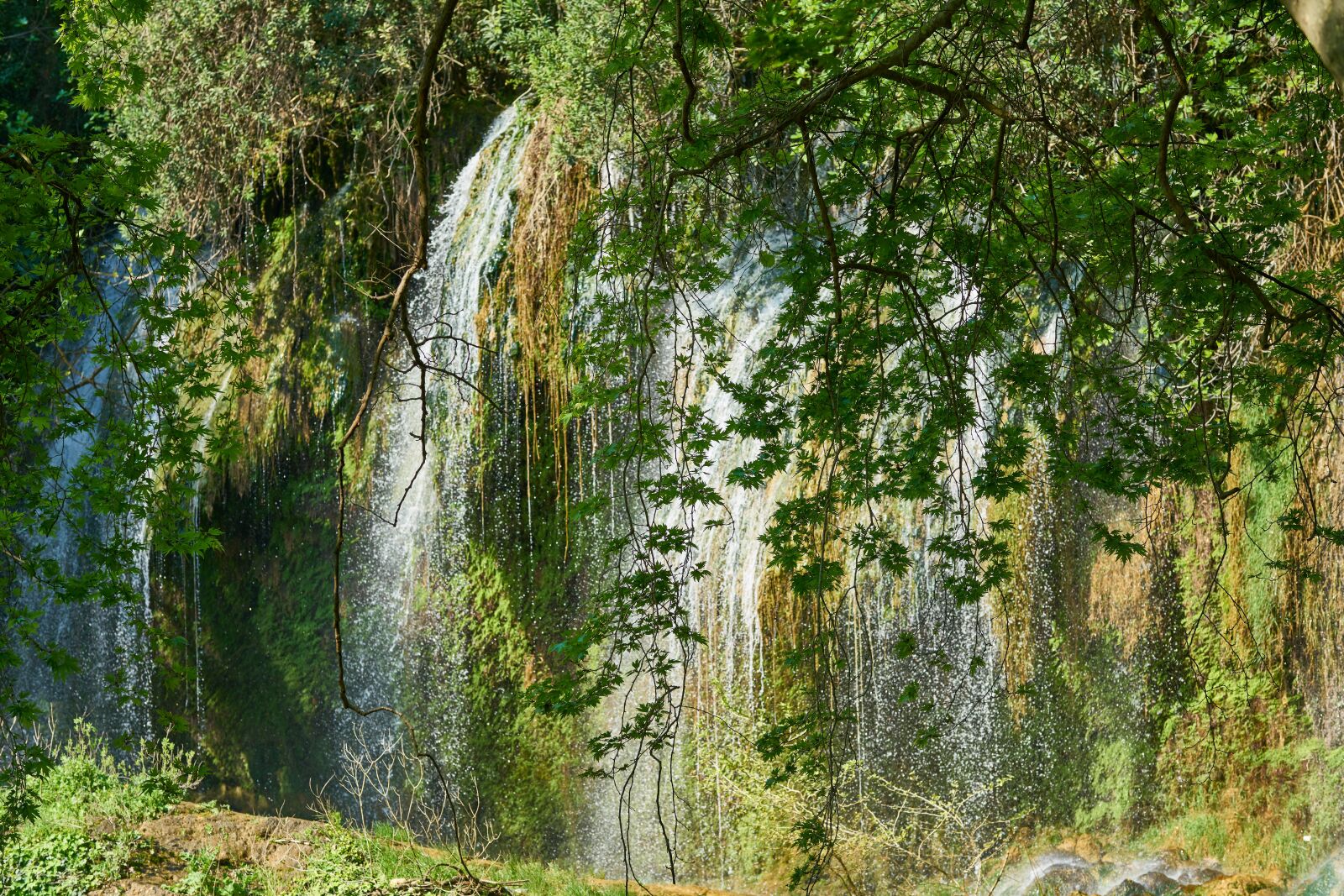 Sigma 85mm F1.4 DG HSM Art sample photo. Nature, waterfall, rocks photography