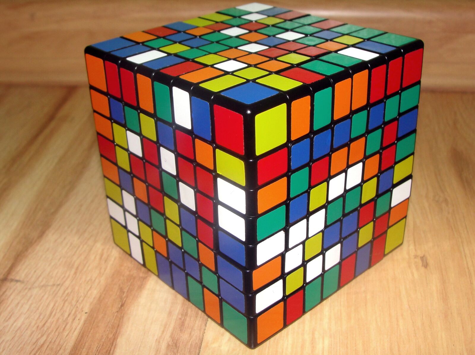 Sony Cyber-shot DSC-H20 sample photo. Rubik's cube, 8x8x8, jigsaw photography