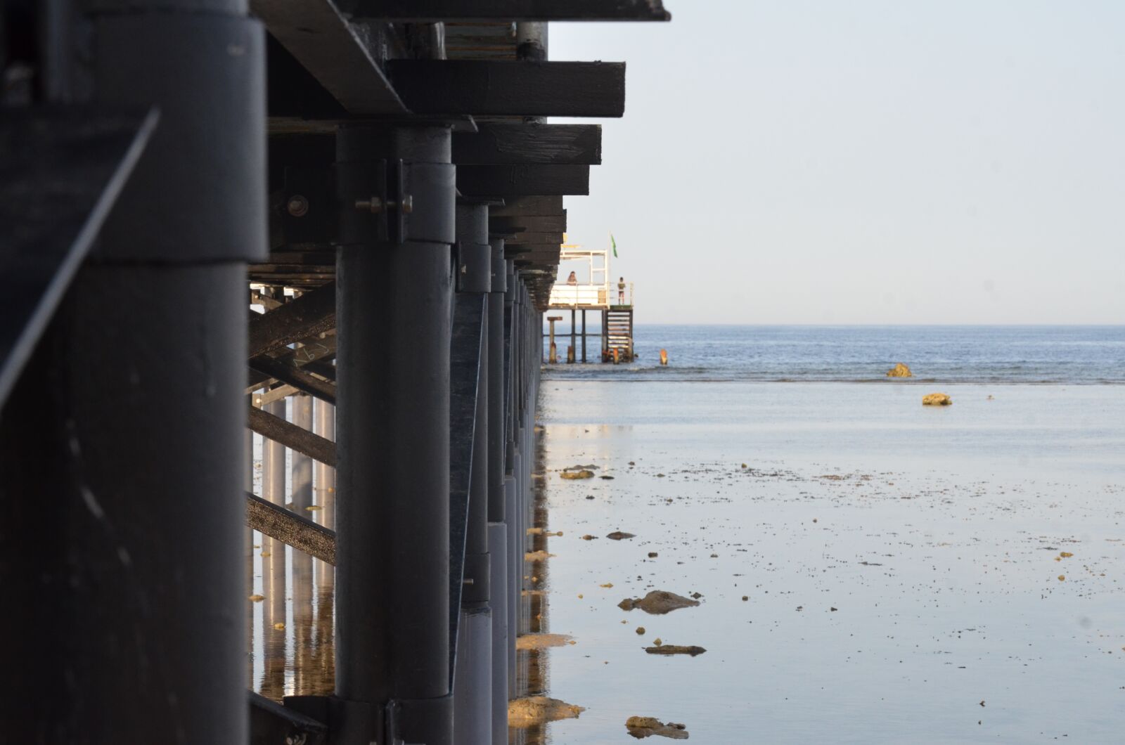 Nikon D7000 sample photo. Red sea, pierce, pontoon photography