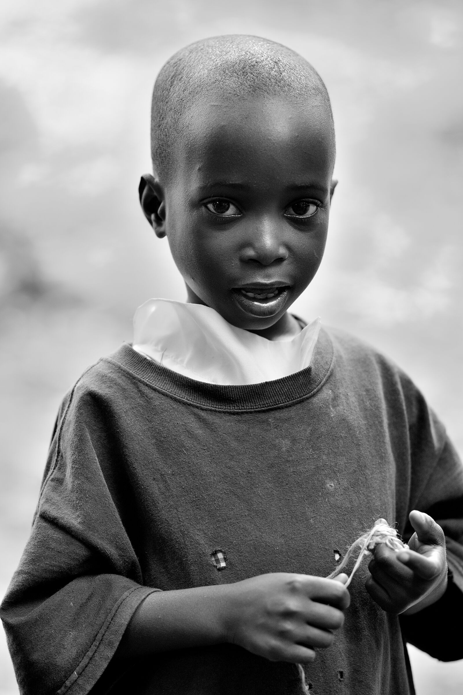 Nikon D3300 + Nikon AF-S Nikkor 85mm F1.8G sample photo. African, child photography