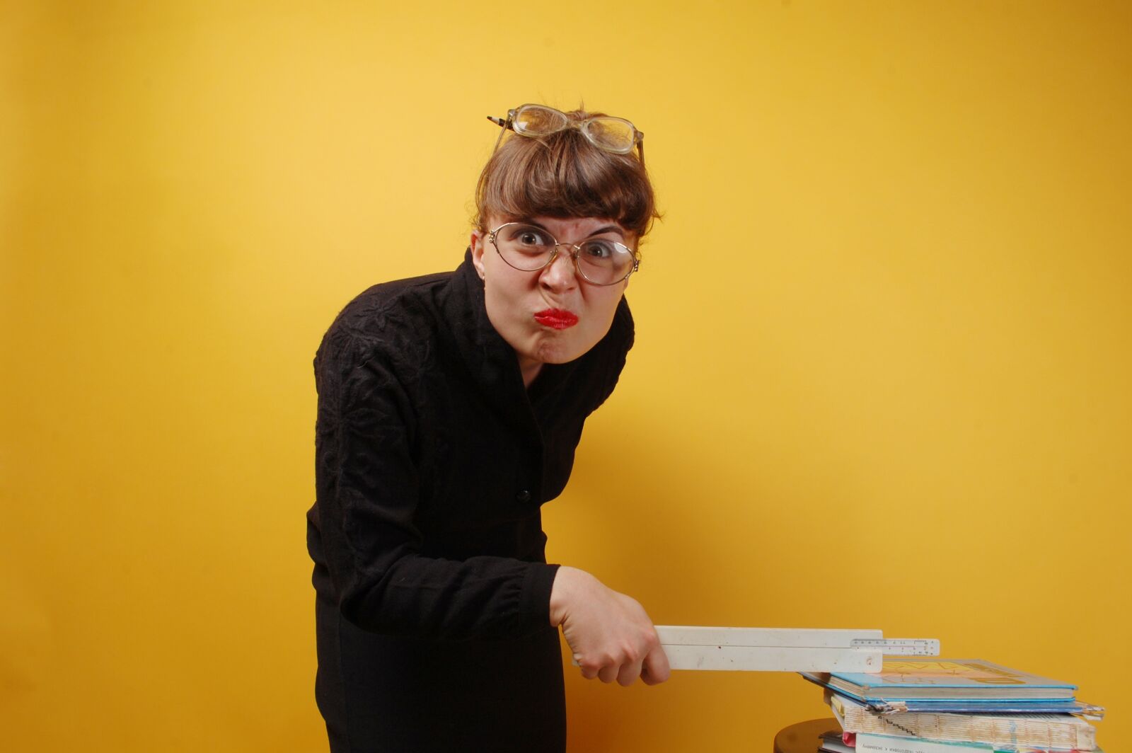 Nikon D40 sample photo. The teacher, kitsch, humor photography