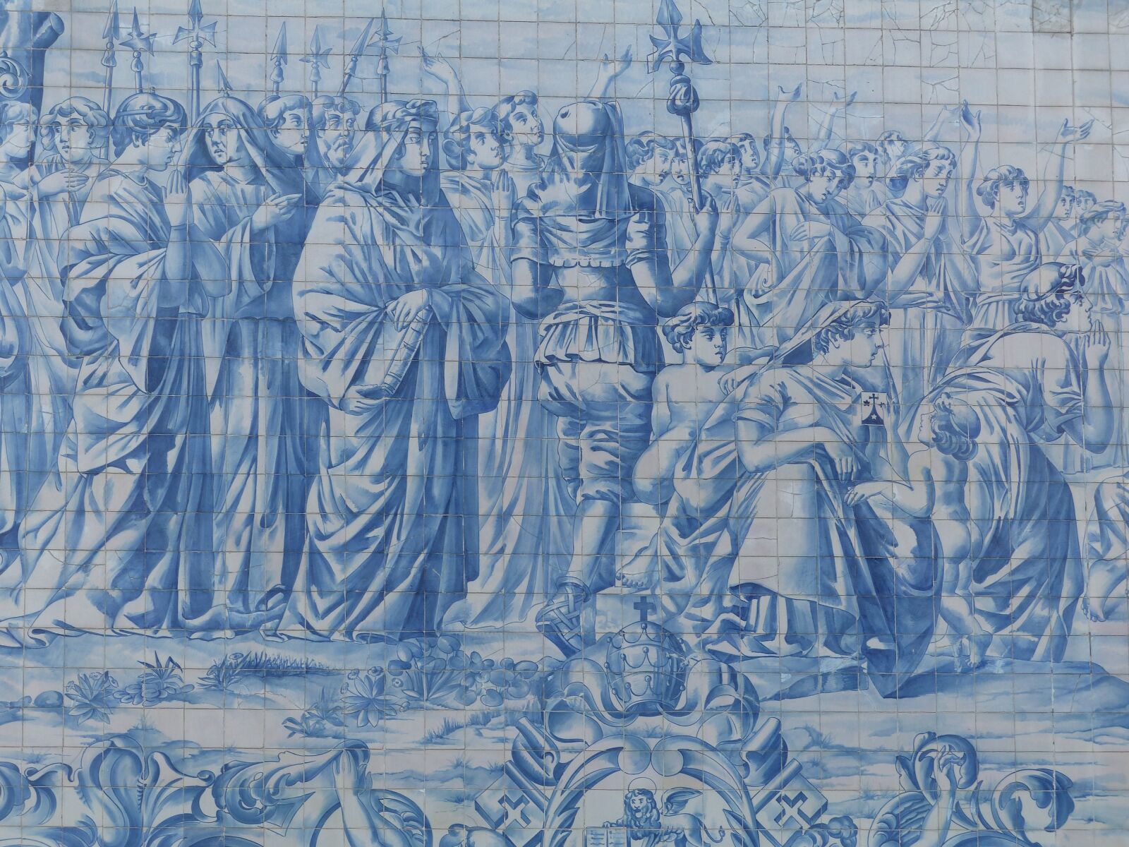 Panasonic Lumix DMC-FZ200 sample photo. Mosaic, portuguese, blue oporto photography