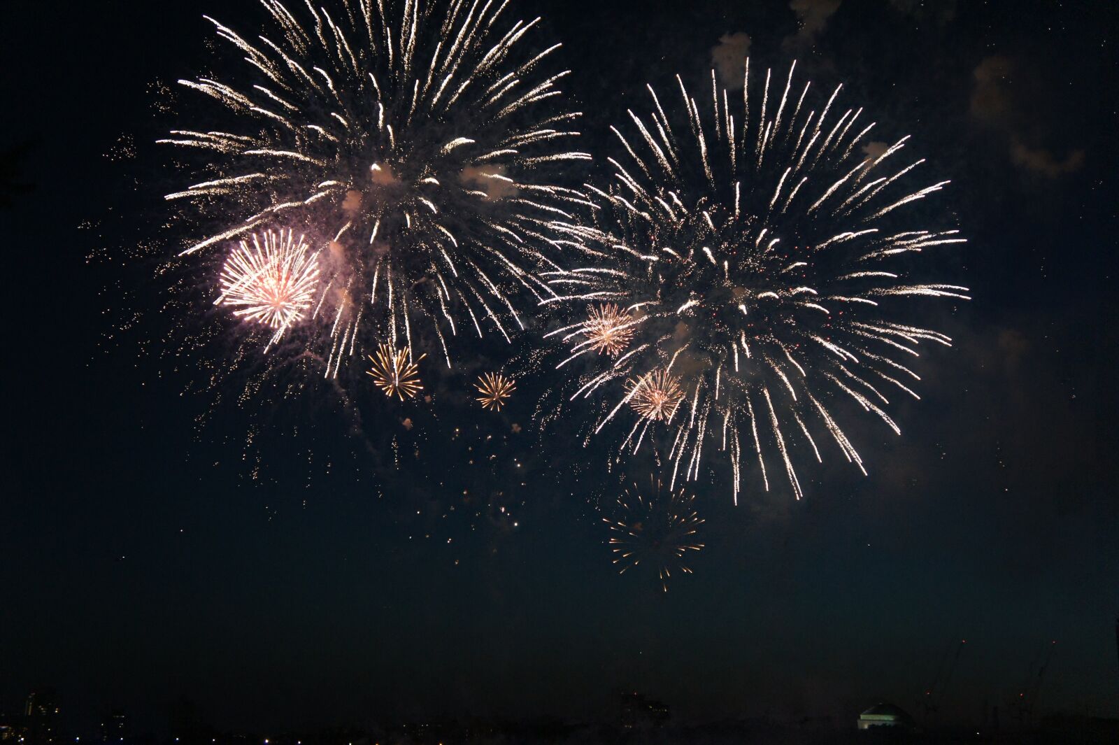 Sony Alpha NEX-5 sample photo. Fireworks, celebration, american photography