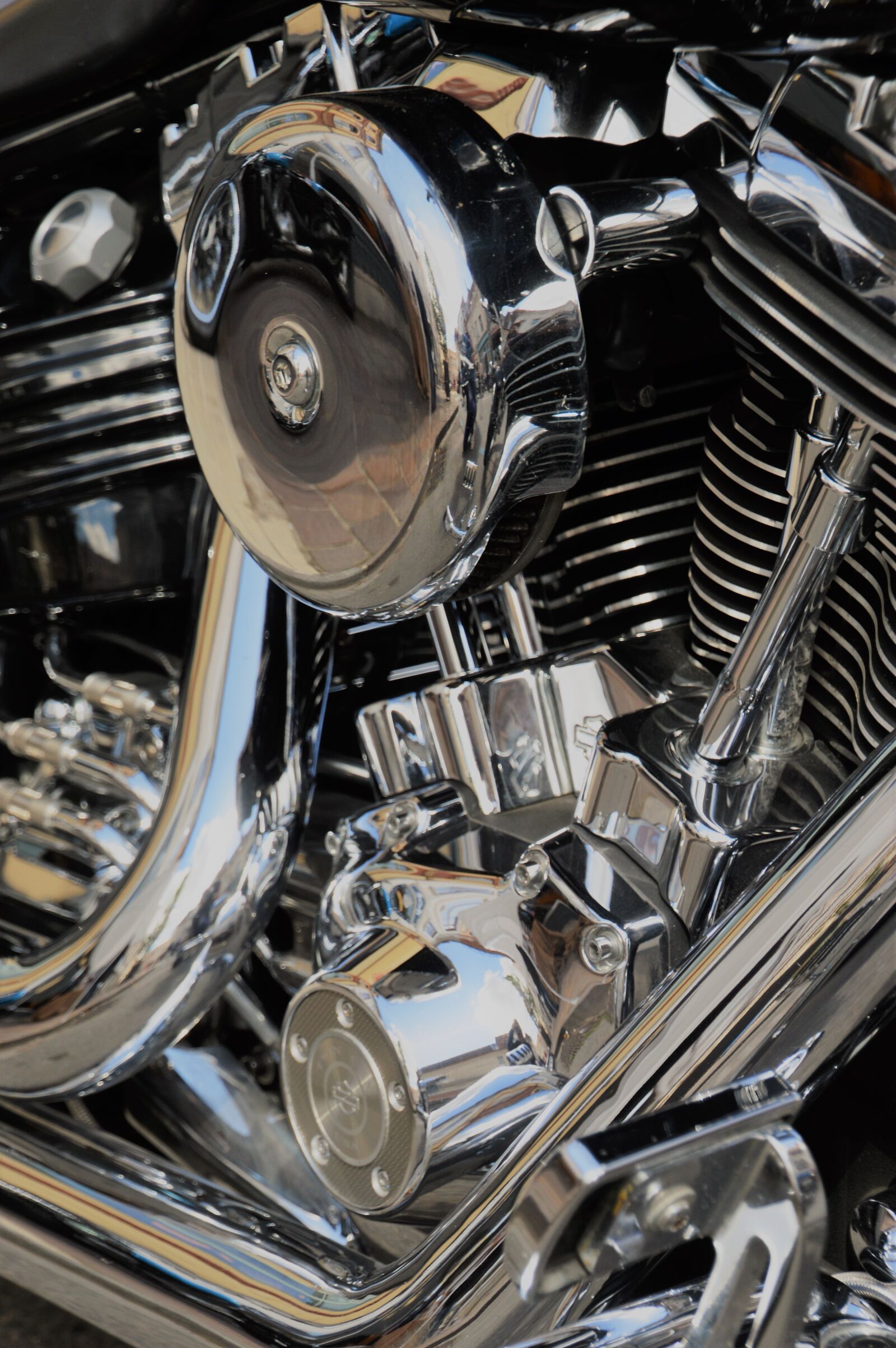 Nikon D3200 sample photo. Chrome, motorcycle, brilliant photography