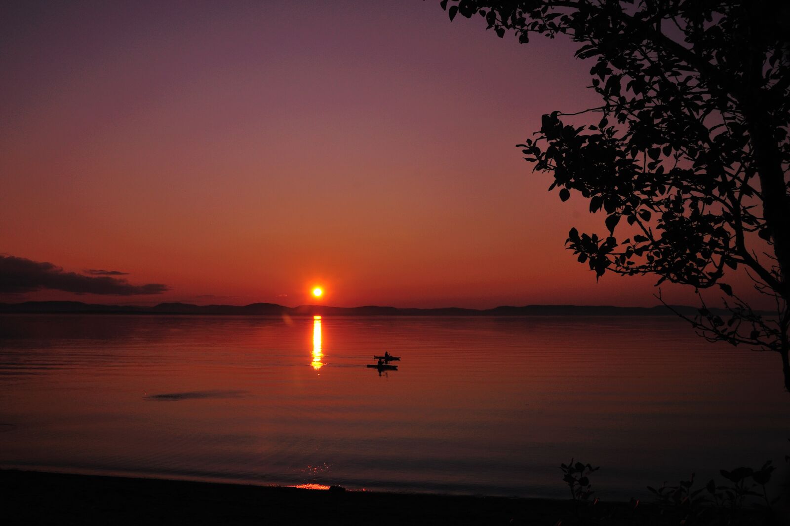 Nikon D300 sample photo. Landscape, kayak, sunset photography