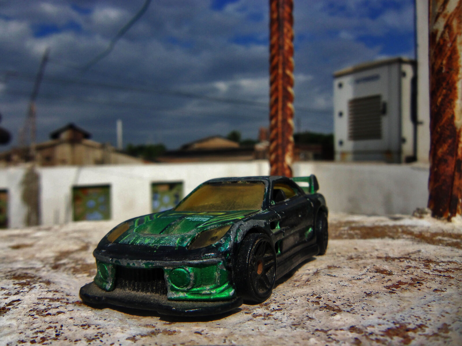 Kodak EASYSHARE CAMERA, M552 sample photo. Toy, car photography
