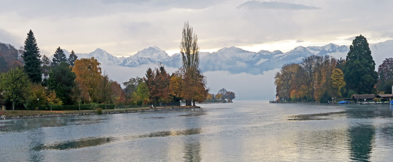 Canon PowerShot G7 X sample photo. Alps, fog, lake, lanscape photography