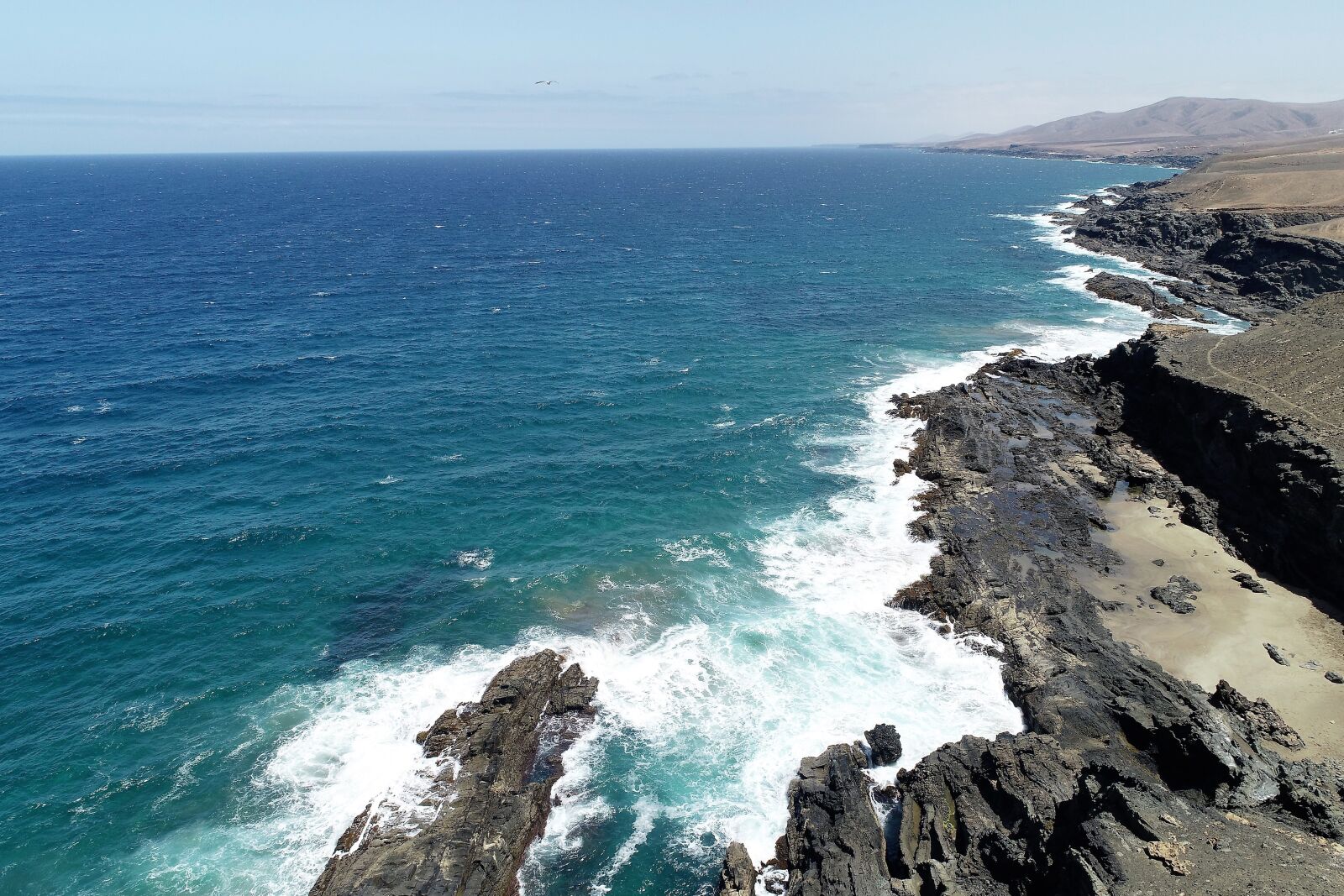 DJI FC6310 sample photo. Ocean, cliffs, costa photography