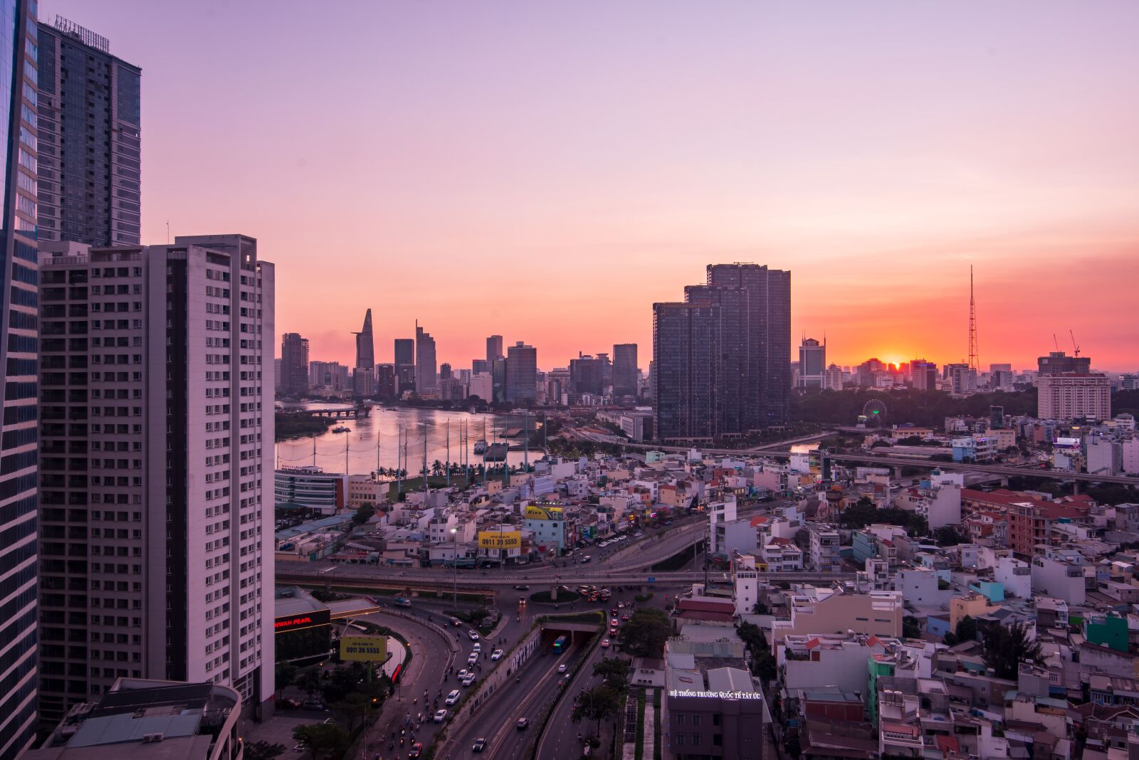Nikon D610 sample photo. Saigon, sunset, vietnam photography