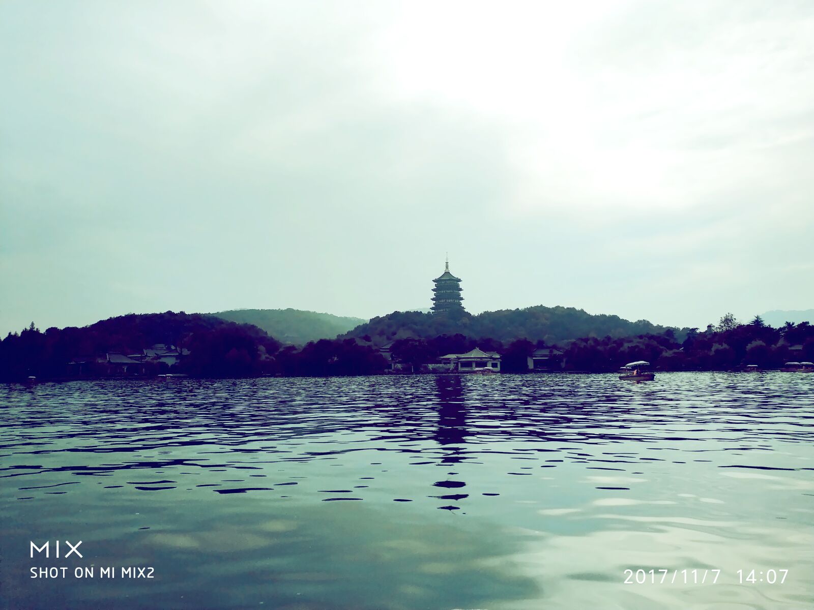 Xiaomi MIX 2 sample photo. West lake, pagoda, bai photography