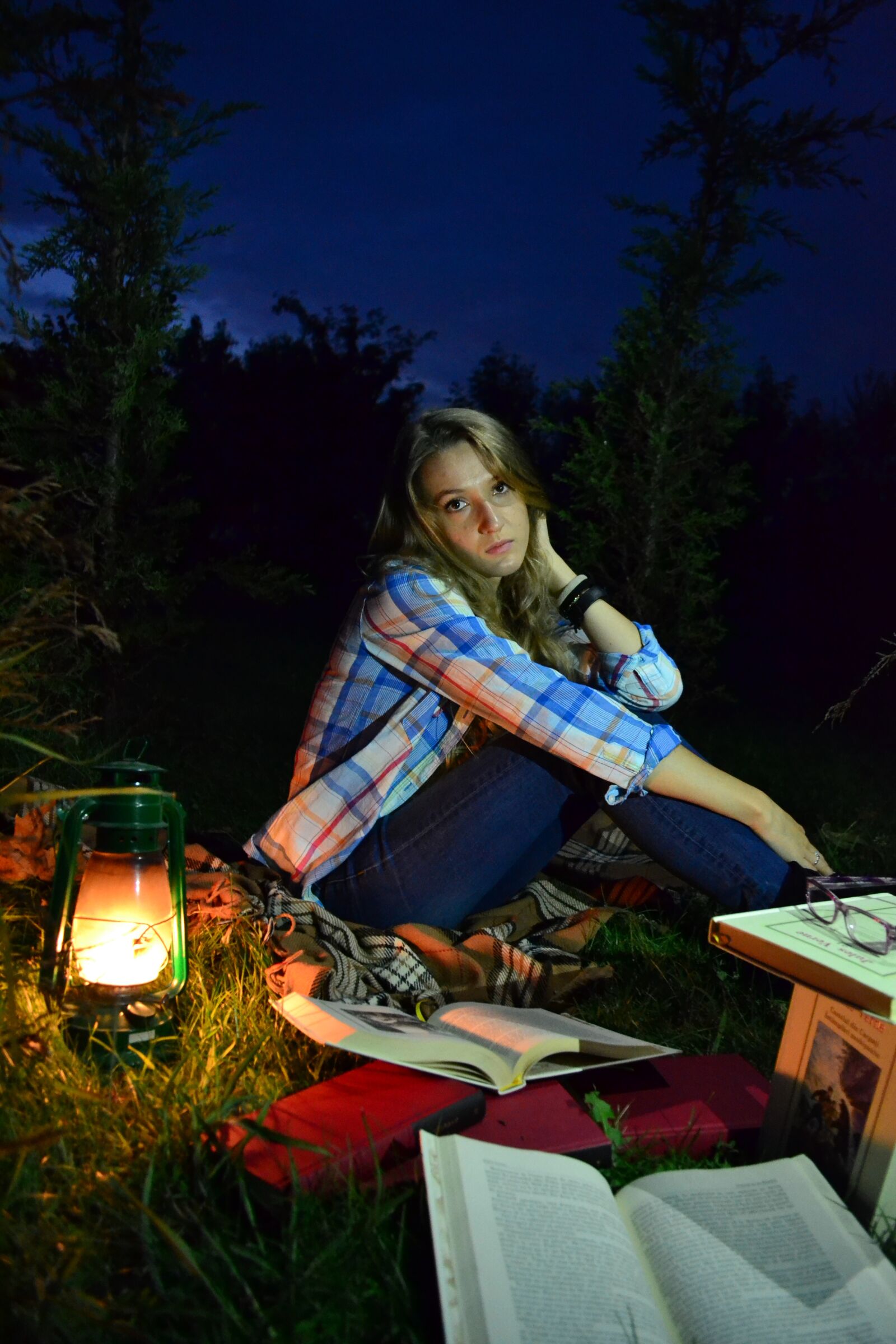 Nikon D3100 sample photo. Night, mystery, book photography